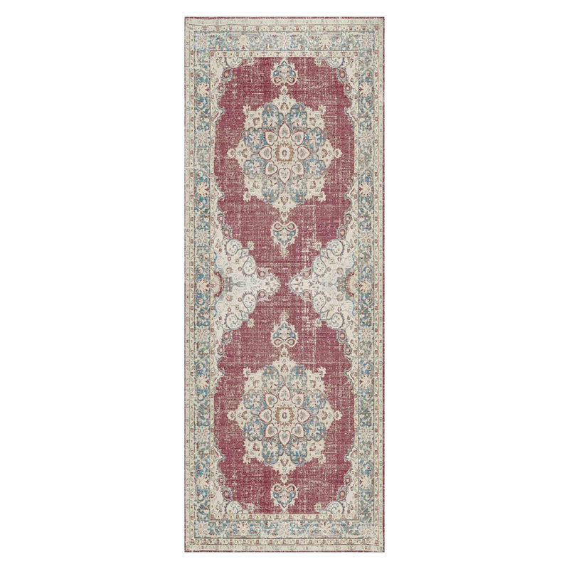 Cameron Maroon Ivory Runner Rug