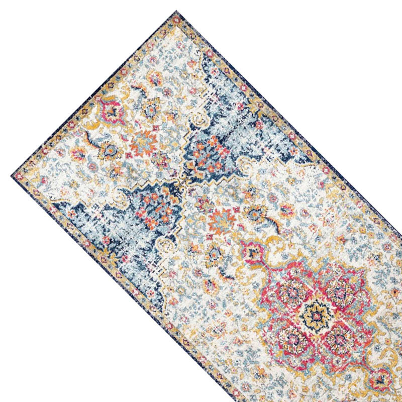 Cameron Red Blue Runner Rug