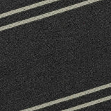 Double Border Washable Tufted Accent Rug — Charcoal view 2