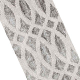 Sophelia Grey & Ivory Tufted Runner With Non-Slip Back — detail view 1