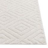 Ronin Ivory Tufted Non-Slip Area Rug — detail view 1