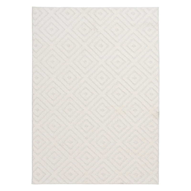 Ronin Ivory Tufted Non-Slip Area Rug