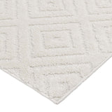 Ronin Ivory Tufted Non-Slip Area Rug — detail view 2