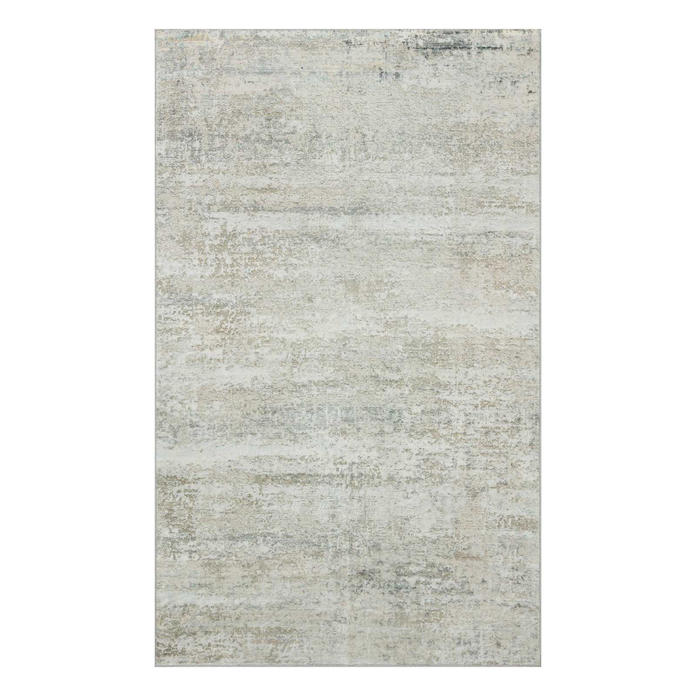 Freya Grey Modern Washable Accent Rug