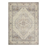 Honeybloom Grand Villa Taupe Medallion Area Rug
