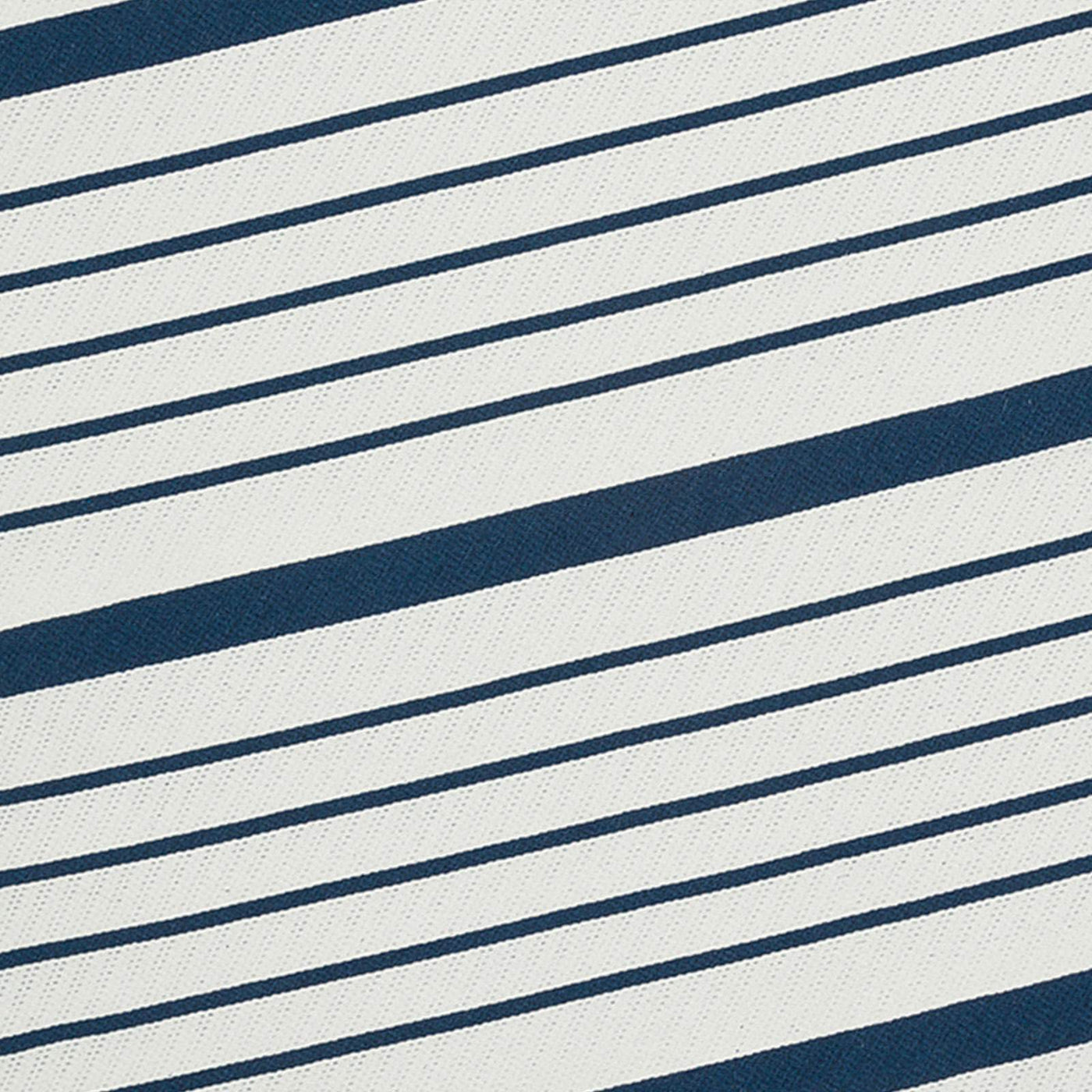 Honeybloom Arya Blue Striped Washable Accent Rug — detail view 2