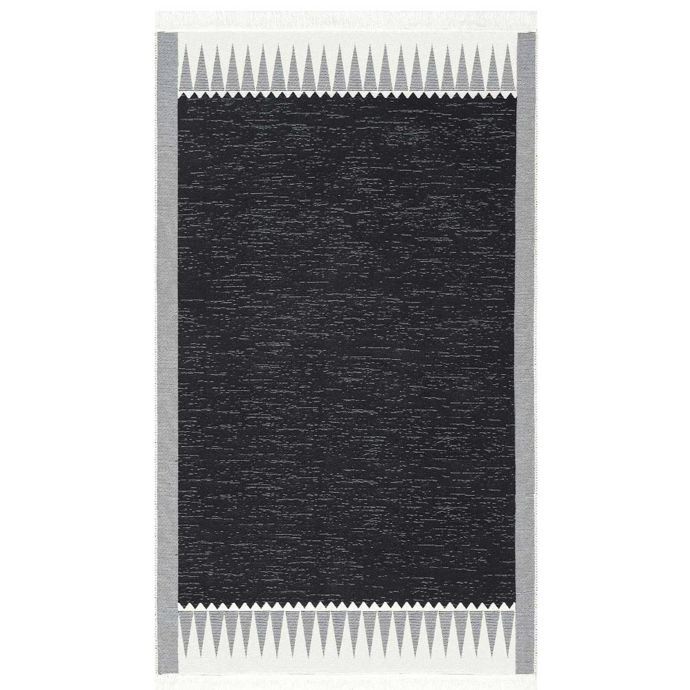 Found Fable Arya Black White Washable Accent Rug — detail view 1