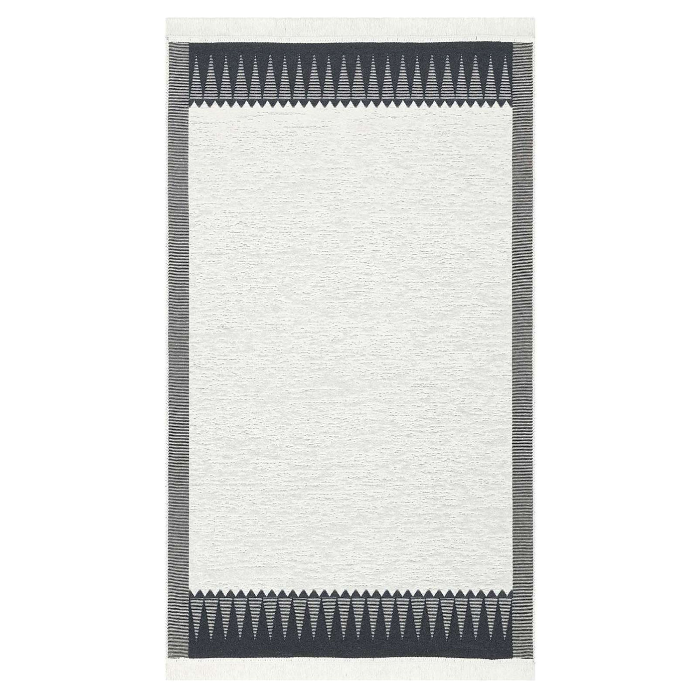 Found Fable Arya Black White Washable Accent Rug