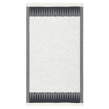 Found Fable Arya Black White Washable Accent Rug