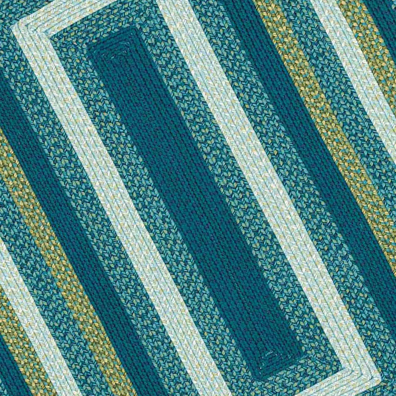 Kingsburg Blue Braided Indoor Outdoor Area Rug