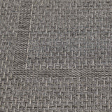E195 Crosby St. Santorini Grey Border Indoor Outdoor Accent Rug — detail view 3
