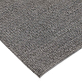 E195 Crosby St. Santorini Grey Border Indoor Outdoor Accent Rug — detail view 2