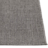 E195 Crosby St. Santorini Grey Natural Woven Indoor Outdoor Accent Rug — detail view 1