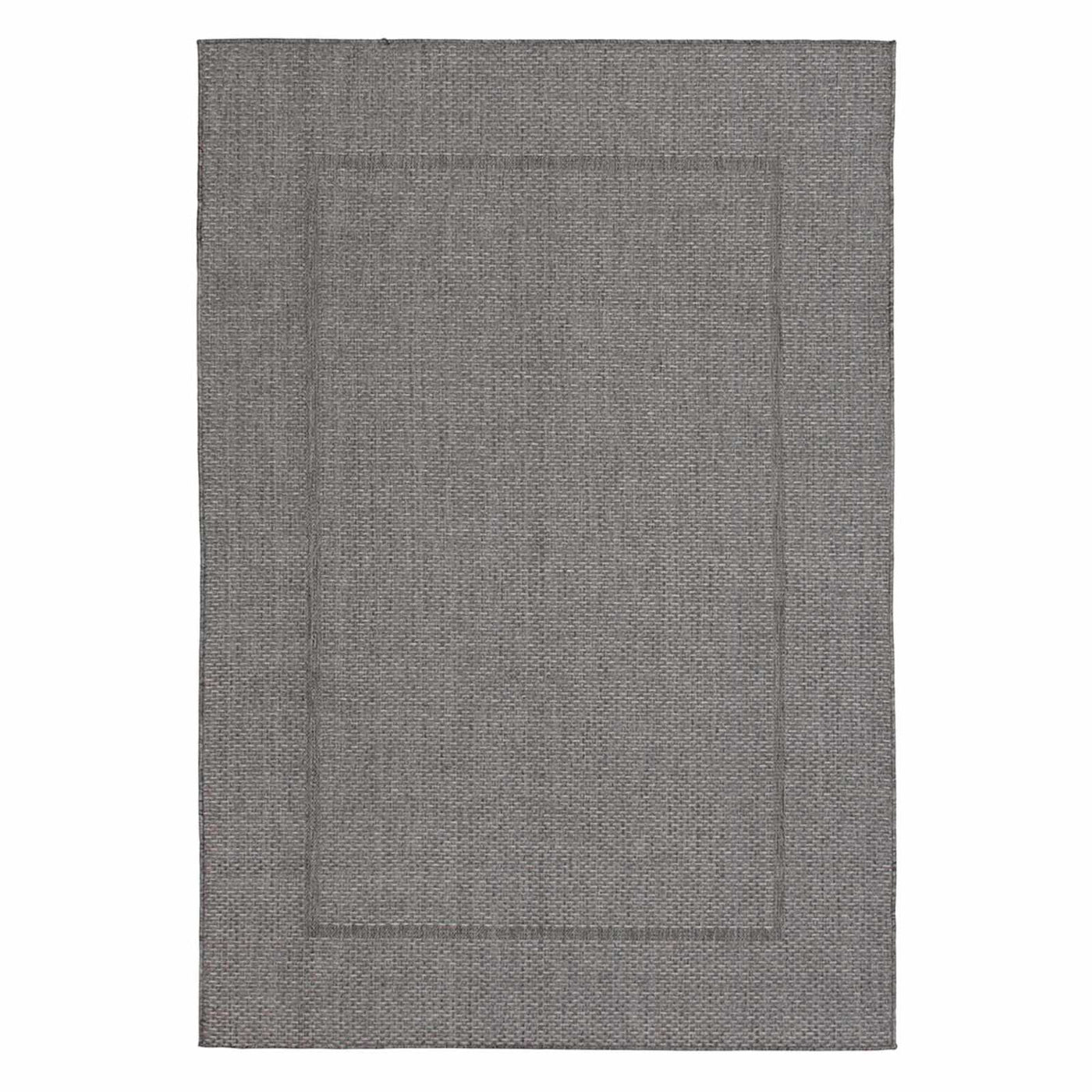 E195 Crosby St. Santorini Grey Natural Woven Indoor Outdoor Accent Rug