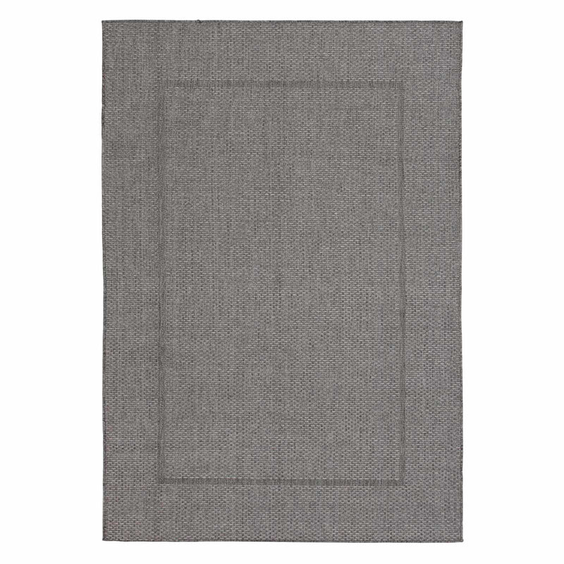 E195 Crosby St. Santorini Grey Natural Woven Indoor Outdoor Accent Rug