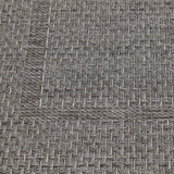 E195 Crosby St. Santorini Grey Natural Woven Indoor Outdoor Area Rug — detail view 3