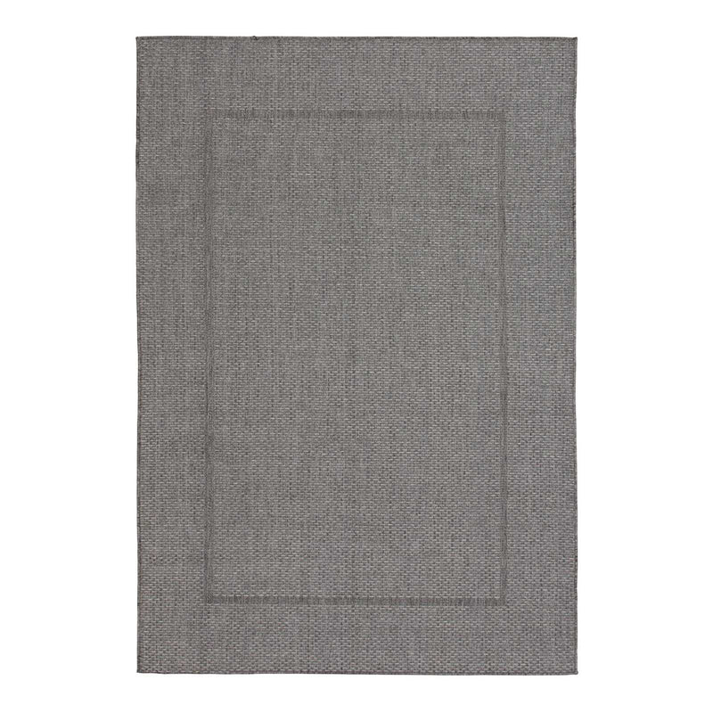 E195 Crosby St. Santorini Grey Natural Woven Indoor Outdoor Area Rug