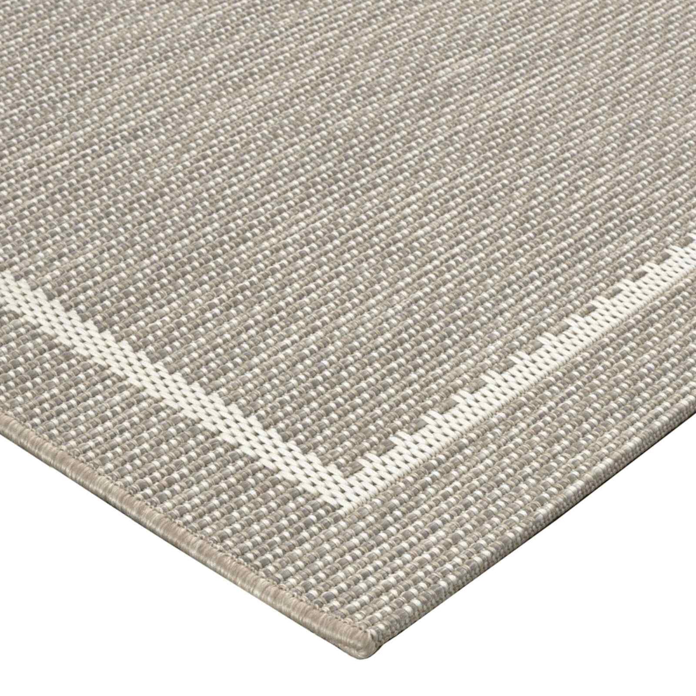 Honeybloom Prisma Ivory Border Indoor Outdoor Area Rug — detail view 2