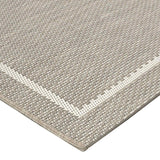 Honeybloom Prisma Ivory Border Indoor Outdoor Area Rug — detail view 2