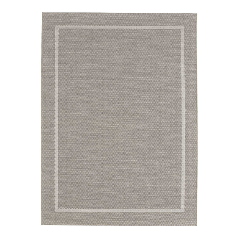 Honeybloom Prisma Ivory Border Indoor Outdoor Area Rug