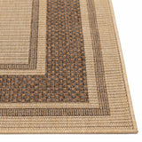 E212 Santorini Cayden Natural Indoor Outdoor Accent Rug — detail view 1