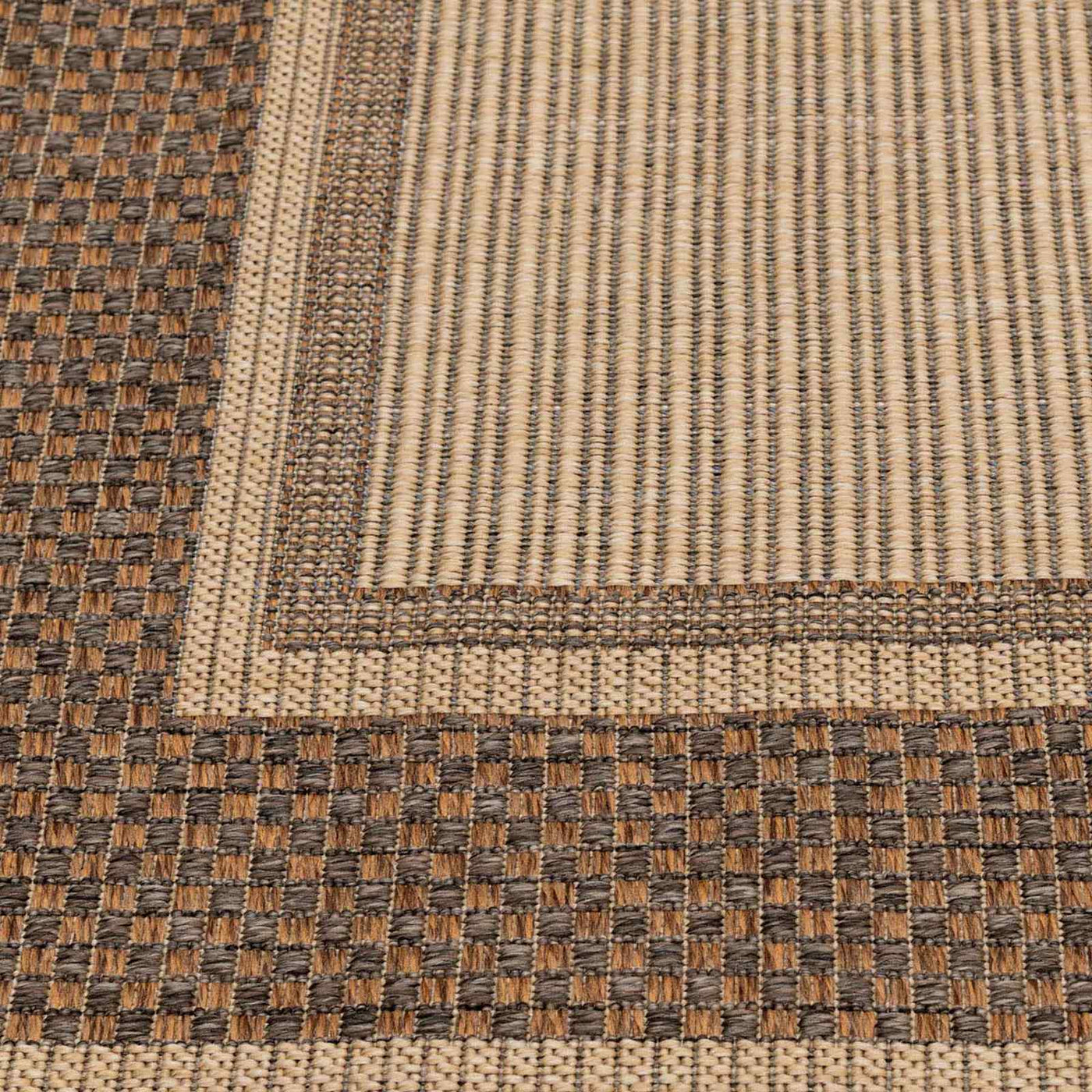 E212 Santorini Cayden Natural Indoor Outdoor Accent Rug — detail view 3