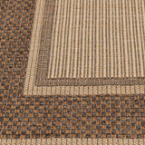 E212 Santorini Cayden Natural Indoor Outdoor Accent Rug — detail view 3