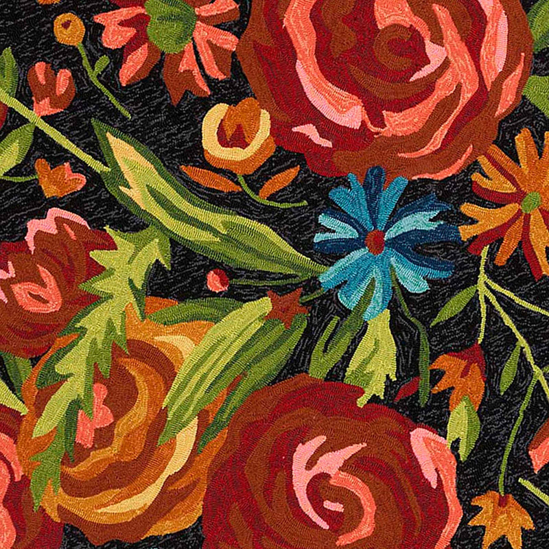 Santa Monica Floral Indoor Outdoor Area Rug
