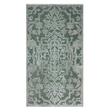 Ellis Sage Green Medallion Washable Accent Rug