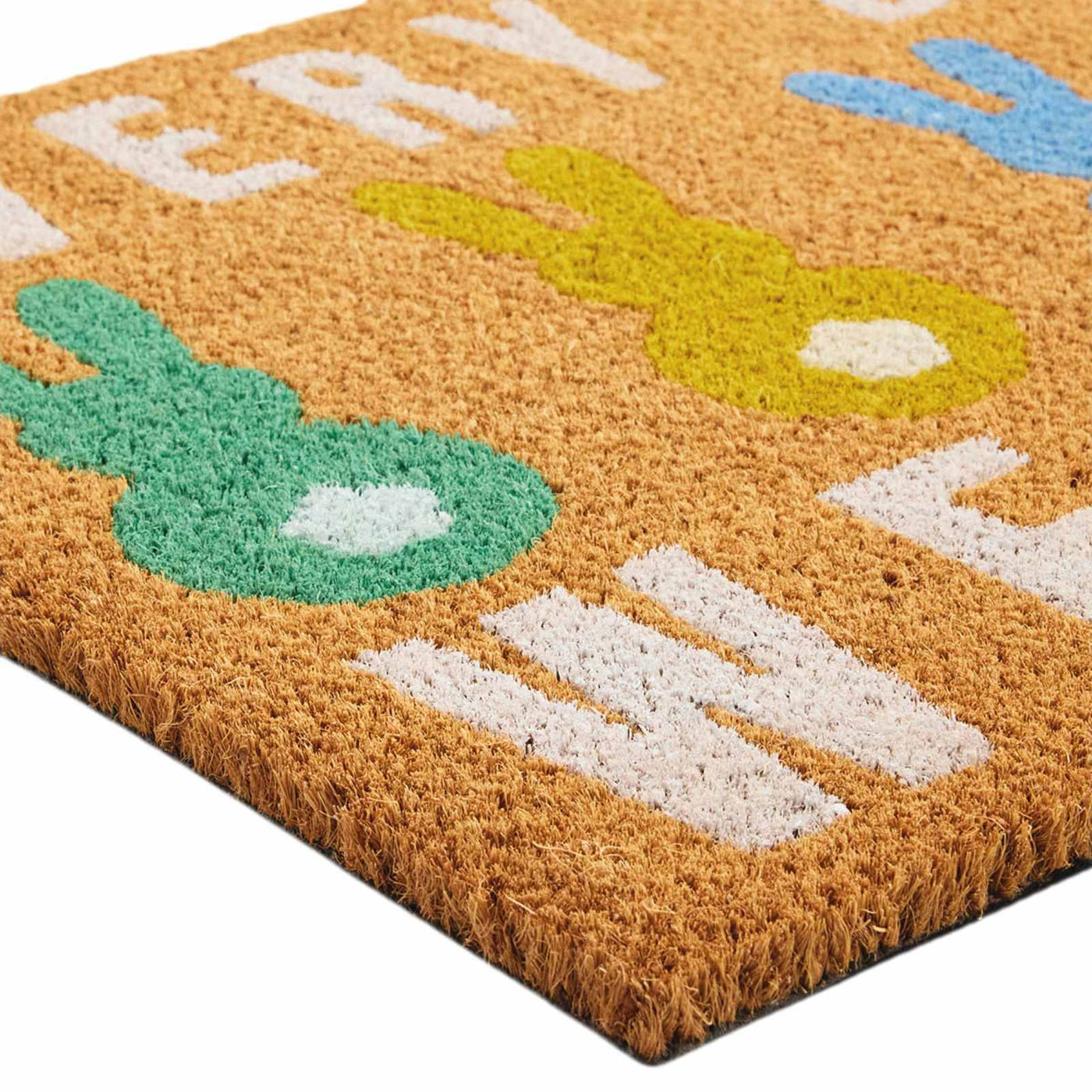 Every Bunny Welcome Coir Mat — detail view 3