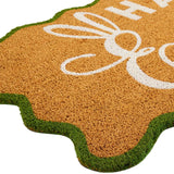 Happy Easter Scalloped Coir Mat — detail view 3