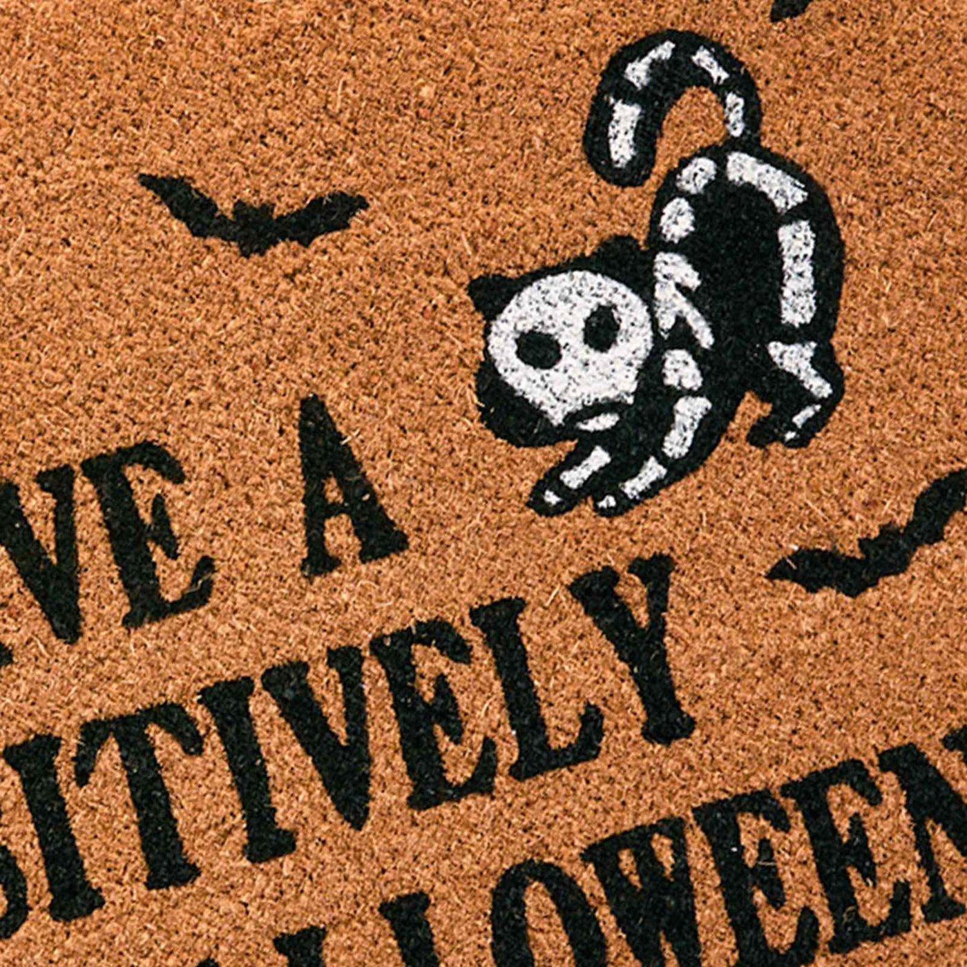 Have A Pawsitively Happy Halloween Doormat — detail view 1