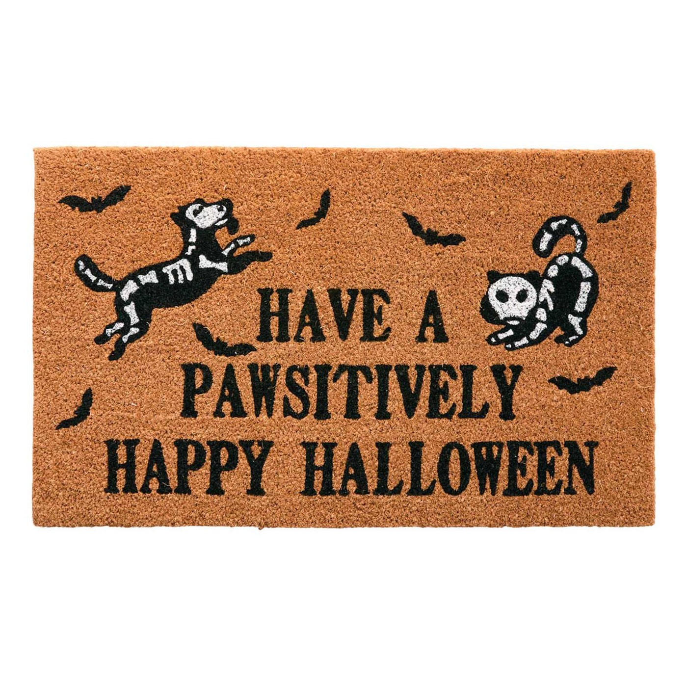 Have A Pawsitively Happy Halloween Doormat