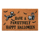 Have A Pawsitively Happy Halloween Doormat