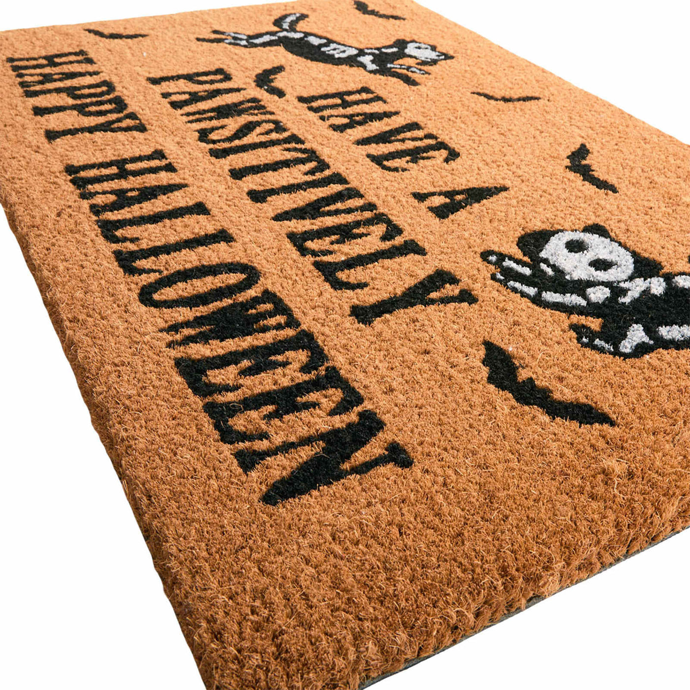 Have A Pawsitively Happy Halloween Doormat — detail view 2