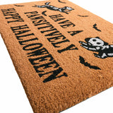 Have A Pawsitively Happy Halloween Doormat — detail view 2