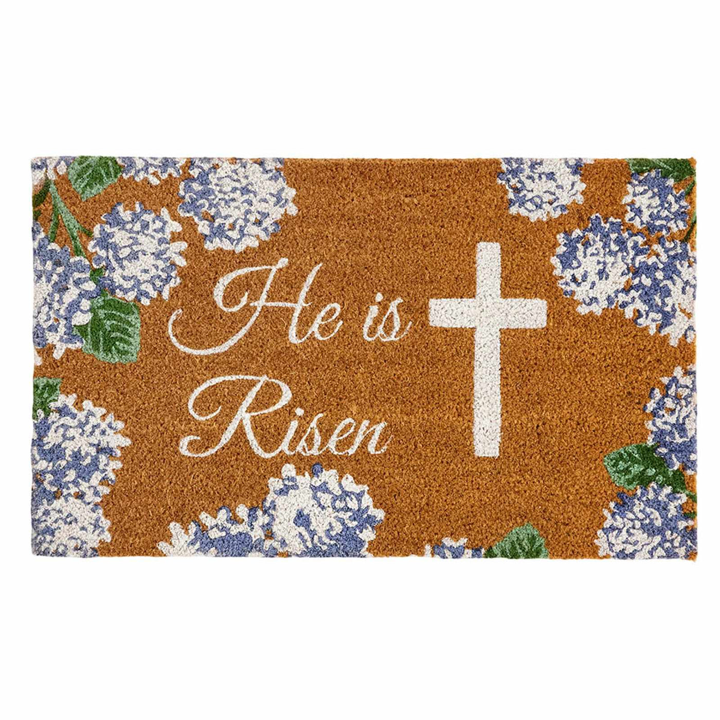 He Is Risen Coir Mat