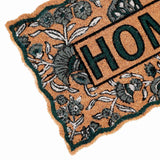 Home Floral Scalloped Coir Mat — detail view 1