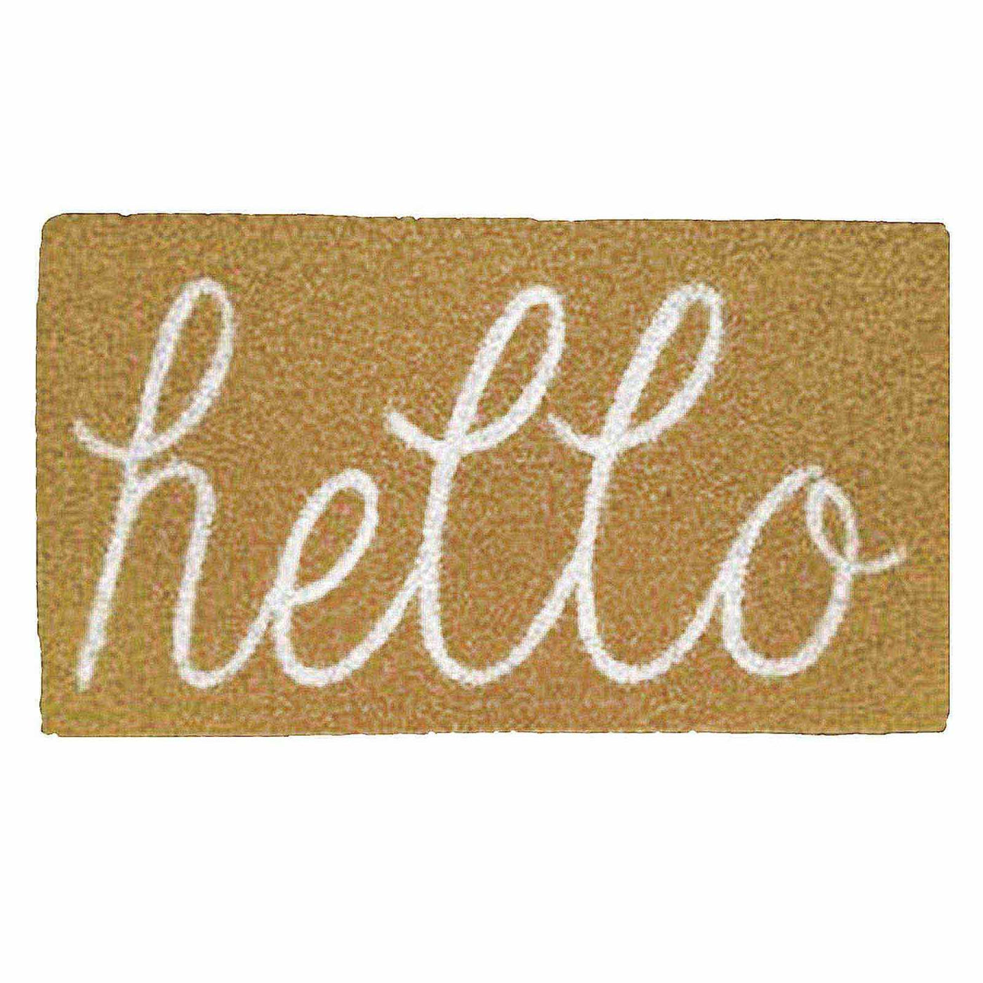 Honeybloom Hello Yellow Coir Mat