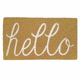 Honeybloom Hello Yellow Coir Mat