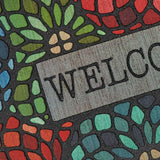 Stained Glass Welcome Doormat — detail view 1